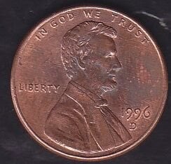 Amerika 1 Cent 1996 D