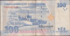8.Emisyon 100 YTL C70 420139 Çok Temiz