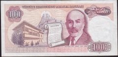 7.Emisyon 1.Tertip 100 Lira A88 468903 Çok Temiz +