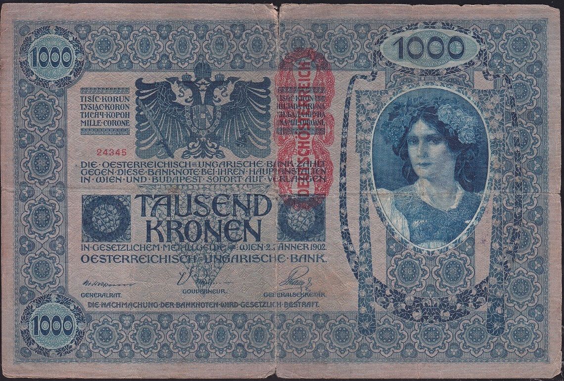 Avusturya Macaristan 1000 Kron 1902 Haliyle
