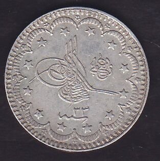 1293/33 Abdulhamid 5 Kuruş Gümüş