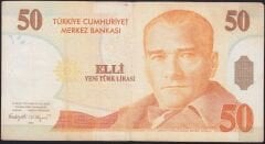 8.Emisyon 50 YTL A69 203259 Temiz
