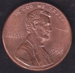 Amerika 1 Cent 1996