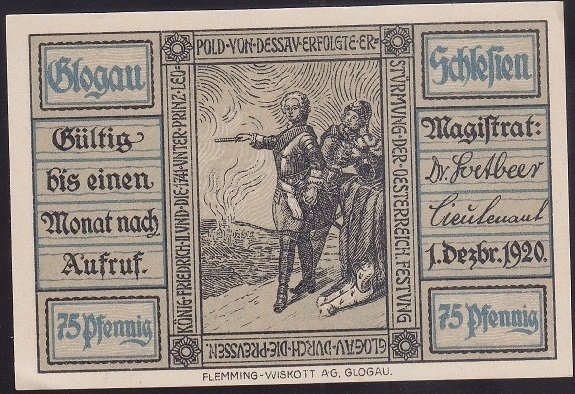 ALMANYA 75 PFENNİG NOTGELD 1920 ÇİL