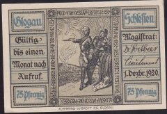 ALMANYA 75 PFENNİG NOTGELD 1920 ÇİL