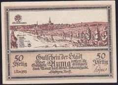 Almanya 50 Pfennig Notgeld 1921 Çil