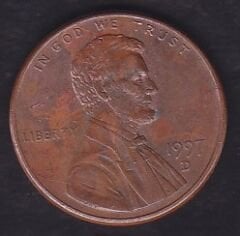 Amerika 1 Cent 1997 D
