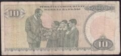 7.Emisyon 1.Tertip 10 Lira C52 776108 Temiz