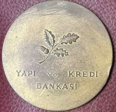 Yapı Kredi Madalya 1966 - 63 mm