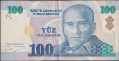 8.Emisyon 100 YTL C64 373861 Çok Temiz+