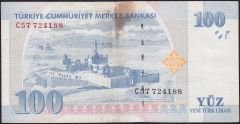 8.Emisyon 100 YTL C57 724188 Temiz