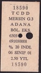 TCDD Mersin-Adana Bileti