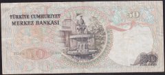 6.EMİSYON 1.TERTİP 50 LİRA I20 095979 ÇOK TEMİZ
