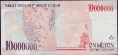 7.EMİSYON 10 000 000 LİRA B50 583636 ÇÇT +