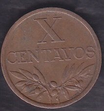 Portekiz 10 Centavos 1967