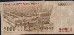 7.Emisyon 5 000 000 Lira K84 594707 Haliyle