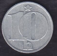 Çekoslovakya 10 Haler 1976