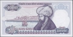 7.Emisyon 2.Tertip 1000 Lira G31 020103 Çil