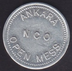 ANKARA NCO OPEN MESS 5 LİK NATO JETONU