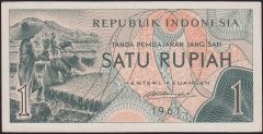 Endonezya 1 Rupiah 1961 Çilaltı Pick 78