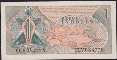 Endonezya 1 Rupiah 1961 Çilaltı Pick 78