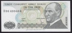 7.EMİSYON 2.TERTİP 10 LİRA D36 499464 ÇİLALTI