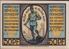 Almanya 50 Pfennig Notgeld 1921 Çil