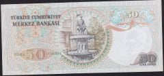 6.Emisyon 1.Tertip 50 Lira C73 432502 Çilaltı Çil