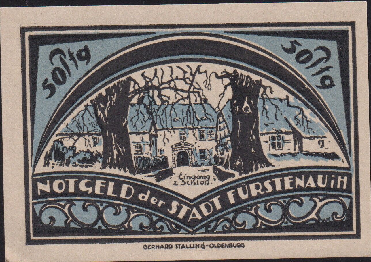 Almanya 50 Pfennig Notgeld 1921 Çil