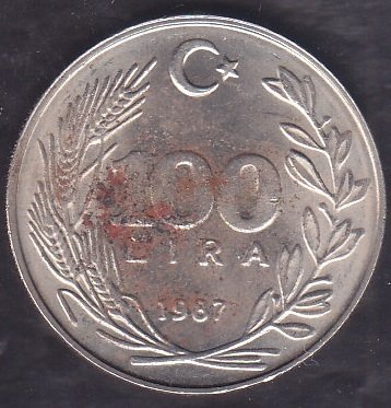 1987 Yılı 100 Lira