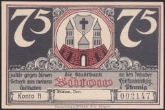 ALMANYA 75 PFENNİG NOTGELD 1920 ÇİL
