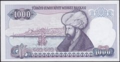 7.Emisyon 2.Tertip 1000 Lira F70 110613 Çil
