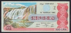 1983 19 TEMMUZ YARIM BİLET Z SERİSİ