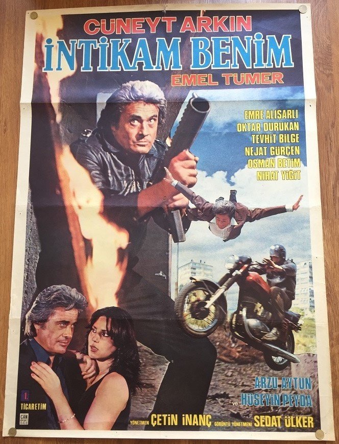 CÜNEYT ARKIN - İNTİKAM BENİM - FİLM AFİŞİ