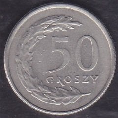 Polonya 50 Groszy 1991