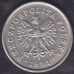 Polonya 50 Groszy 1991
