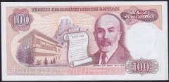 7.Emisyon 1.Tertip 100 Lira A02 938016 Çilaltı