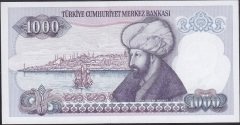 7.Emisyon 2.Tertip 1000 Lira F63 955165 Çil