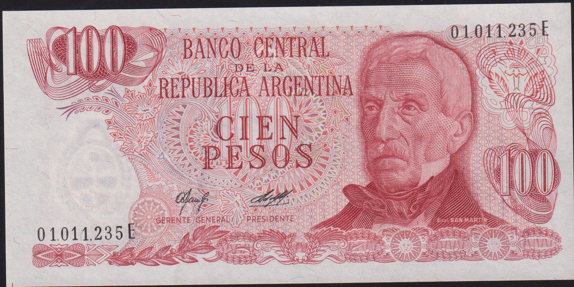 Arjantin 100 Pesos 1976 Çilaltı Pick 302b