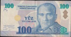 8.Emisyon 100 YTL A08 353404 Çok Temiz