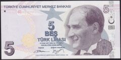 9.Emisyon 2.Tertip 5 Lira B529 910888 Çilaltı Çil