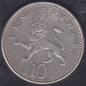 İngiltere 10 Pence 1992