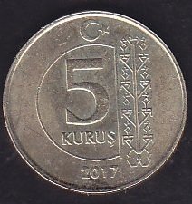 2017 Yılı 5 Kuruş