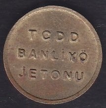 TCDD BANLİYÖ JETONU
