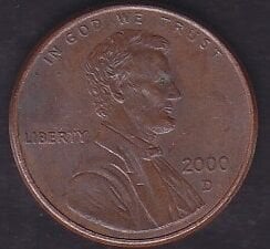 Amerika 1 Cent 2000 D