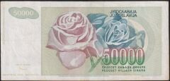 Yugoslavya 50000 Dinar 1992 Çok Temiz+ ( ZA ) Replacement