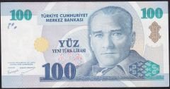 8.Emisyon 100 YTL C14 315554 Ççt Çilaltı