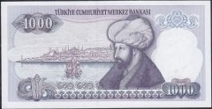 7.Emisyon 2.Tertip 1000 Lira F52 832909 Çil