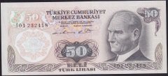 6.EMİSYON 1.TERTİP 50 LİRA I01 232418 ÇİLALTI ÇİL