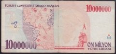 7.EMİSYON 10 000 000 LİRA E19 662051 TEMİZ +eski kağıt paralar nereye satılır